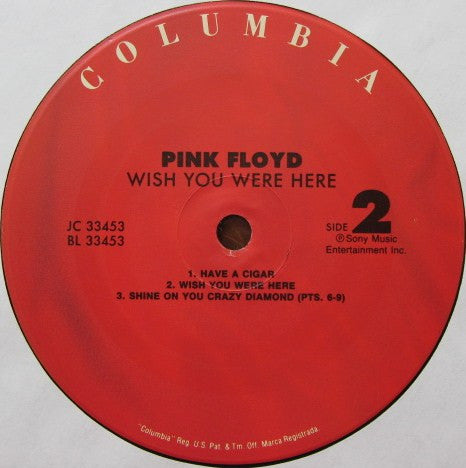 Pink Floyd Wish You Were Here LP 1975 Factory Sealed