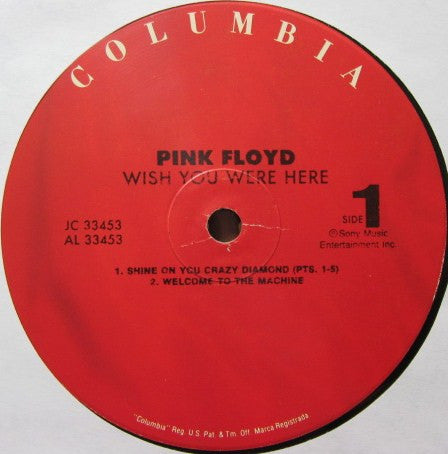 Pink Floyd Wish You Were Here LP 1975 Factory Sealed