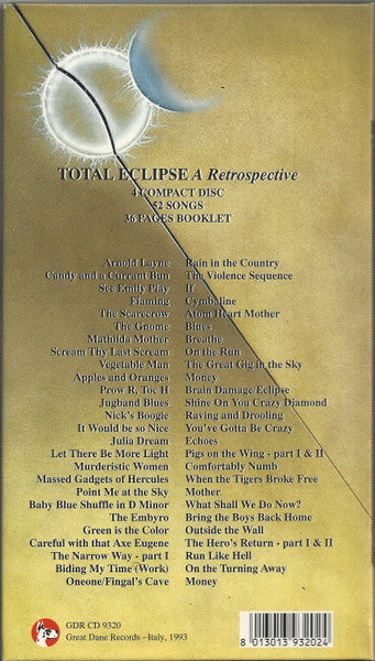 Pink Floyd Total Eclipse Out Of Print