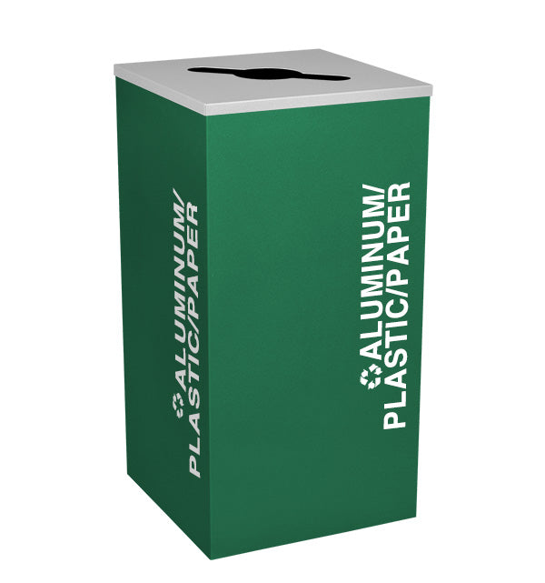 Classic Kaleidoscope 24-Gallon Square Receptacle