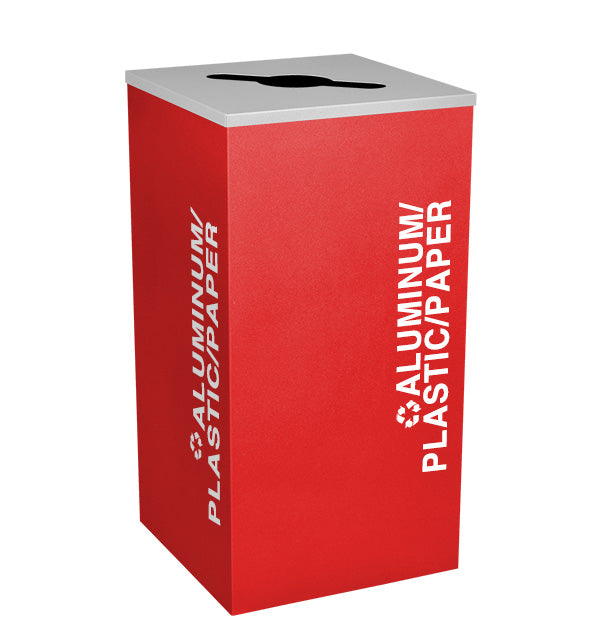 Classic Kaleidoscope 24-Gallon Square Receptacle