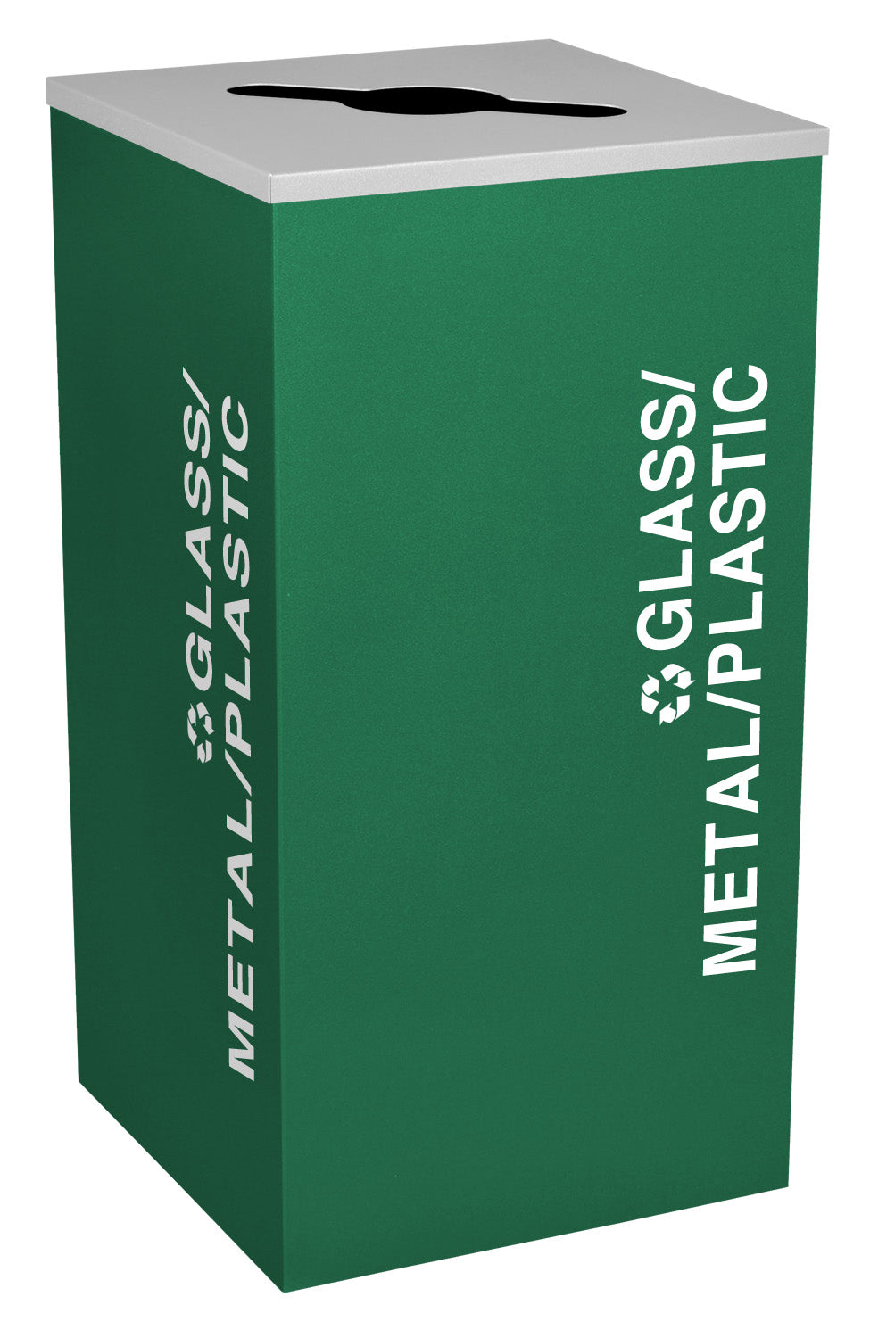 Classic Kaleidoscope 24-Gallon Square Receptacle