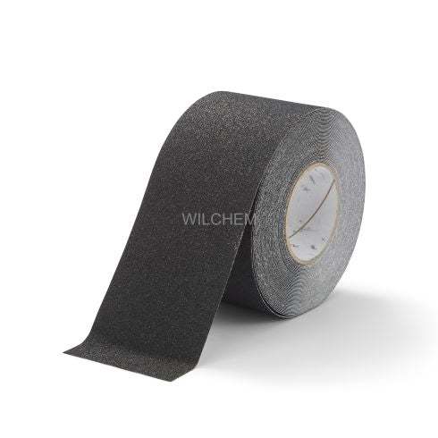 Black. HESKINS SAFETY GRIP REMOVABLE TRACTION TAPE. Removable anti-slip tape is handy as a temporary anti-slip solution for events such as weddings, conferences, concerts, fairs, and any other short-term event.