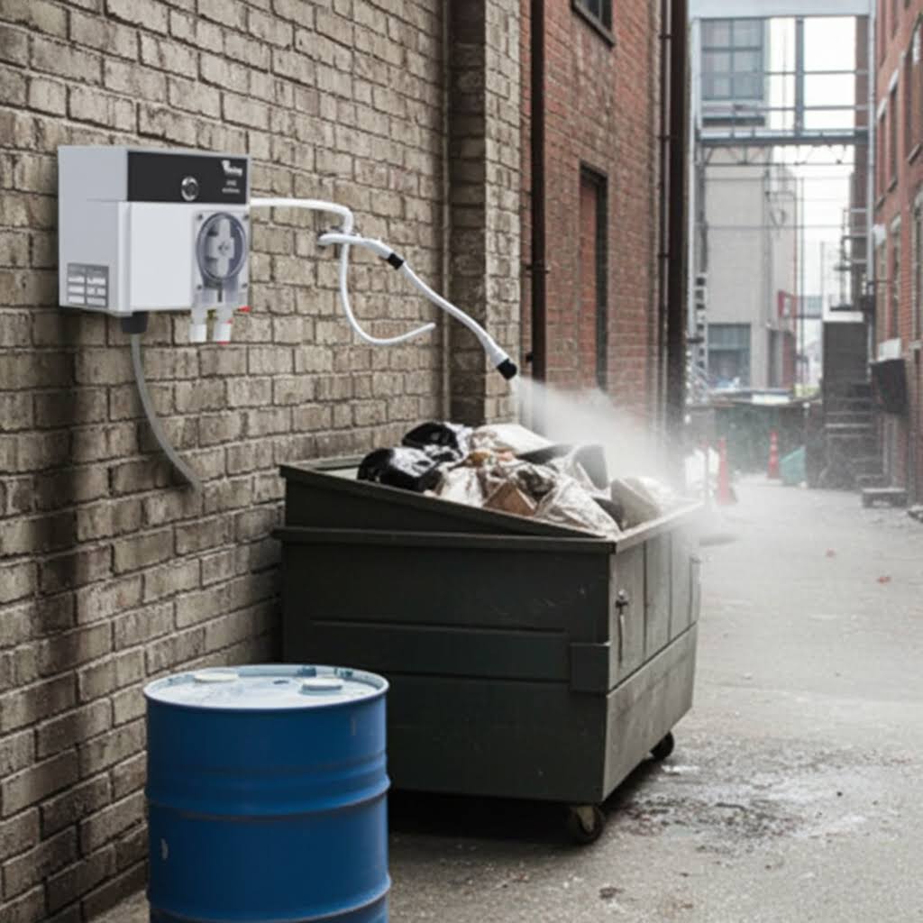 Scentnal Plus 110V AC Odor Control For Trash Chutes Dumpsters