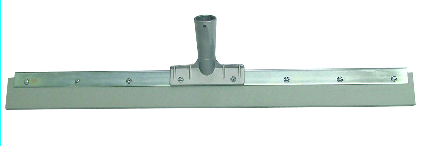 Carolina Mop Straight Blade Squeegee. Cast aluminum shell and non-marking gray FPDM synthetic blade won't scuff or damage the floor.