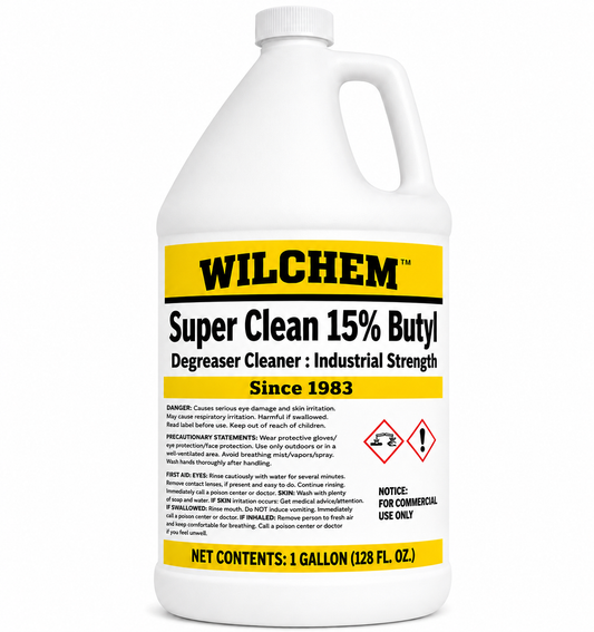 Super Clean 15% Butyl Degreaser Industrial Strength Cleaner