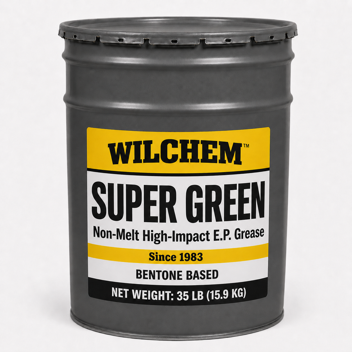 SUPER GREEN High-Performance Grease – 500°F Max • 65 lb Timken OK Load