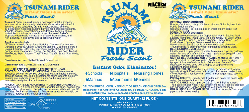 Wilchem Tsunami Rider Instant Odor Eliminator