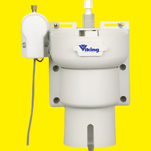 Viking Solid Rinse Bowl Can be added to any Pro Series Warewash dispenser in the field to easily convert a customer from liquid to solid rinse. 