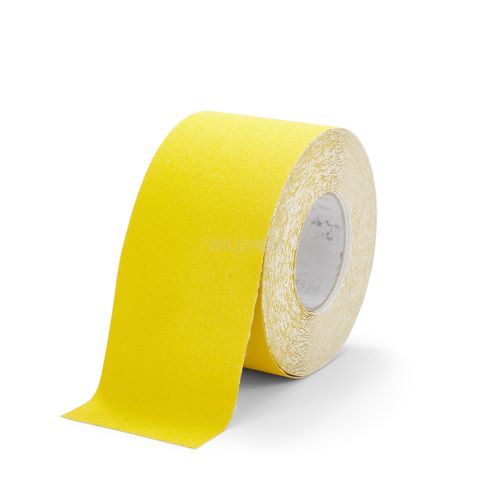 Yellow. HESKINS SAFETY GRIP REMOVABLE TRACTION TAPE. Removable anti-slip tape is handy as a temporary anti-slip solution for events such as weddings, conferences, concerts, fairs, and any other short-term event.