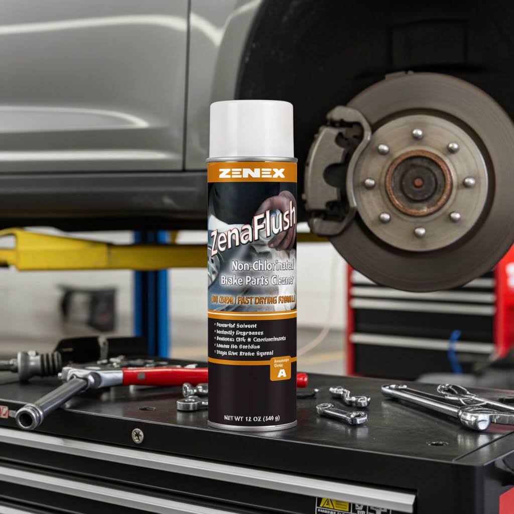ZenaFlush Non-Chlorinated, Low Odor Brake Cleaner