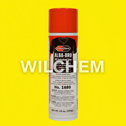 ALBA-BRO DTG Pretreatment Spray - Wilchem Watermarked