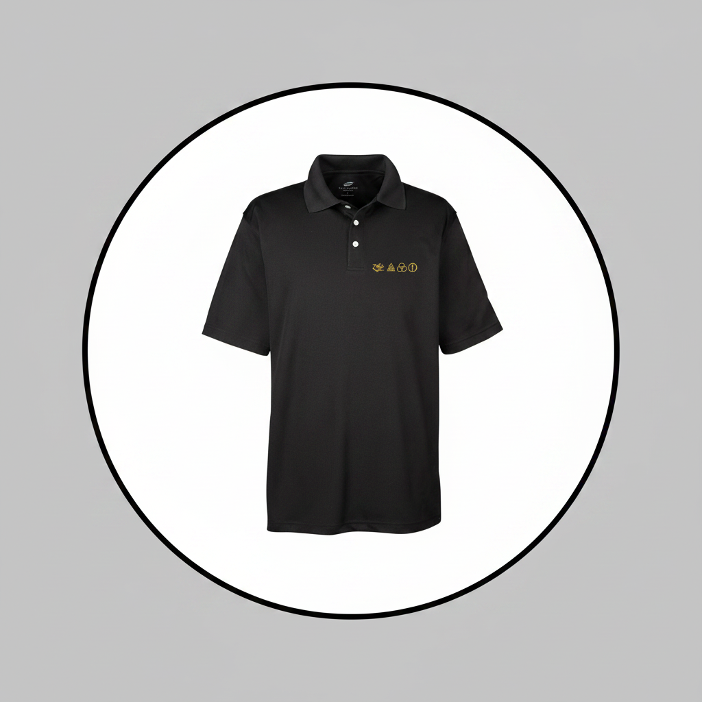Black Polo in Circle