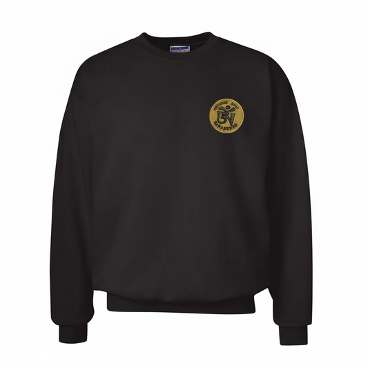 Black Sweatshirt - Tarantura Patch 60% Smaller