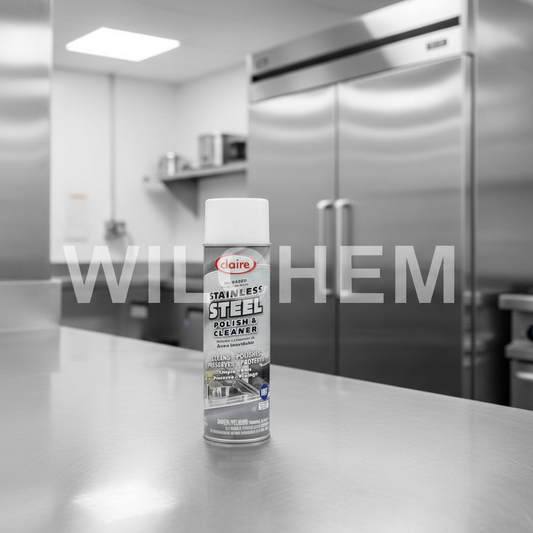Claire CL-841 Stainless Steel Polish & Cleaner - Wilchem Watermarked