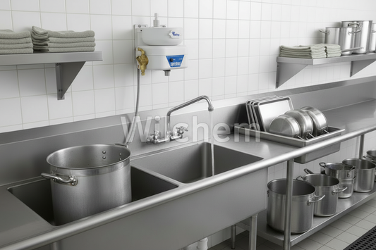 Commercial Kitchen with Wilchem Watermark