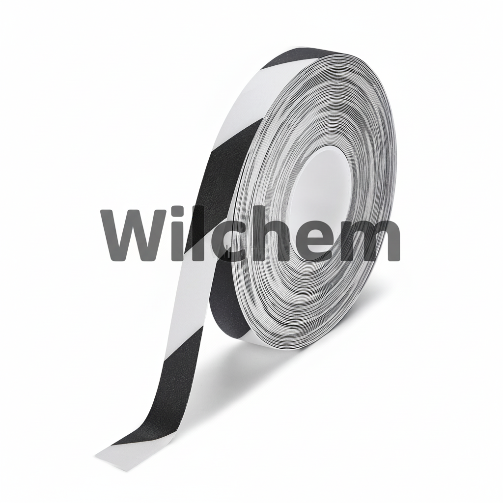 PermaRoute marking tape Black/White 2x98 with Wilchem watermark