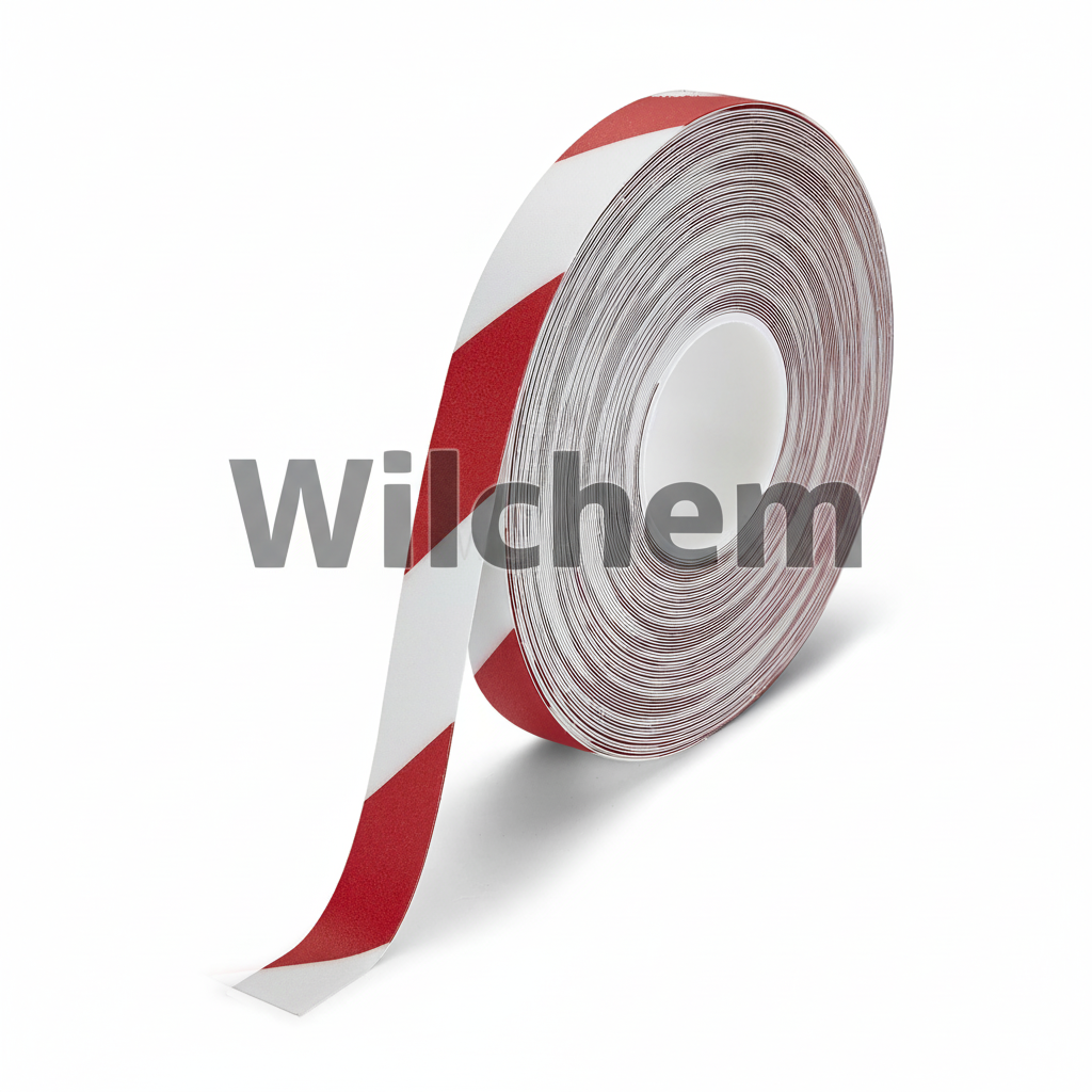 PermaRoute marking tape Red/White 2x98 with Wilchem watermark