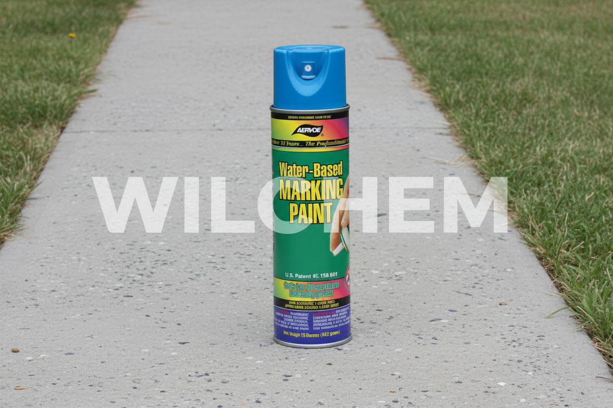 Water-Based Marking Paint Aerosol - Wilchem Watermarked 12%
