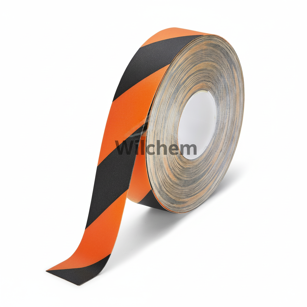 PermaRoute marking tape Black/Orange 2x98 with Wilchem watermark