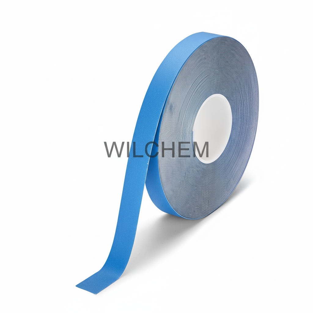 PermaRoute marking tape Blue 2x98 with Wilchem watermark
