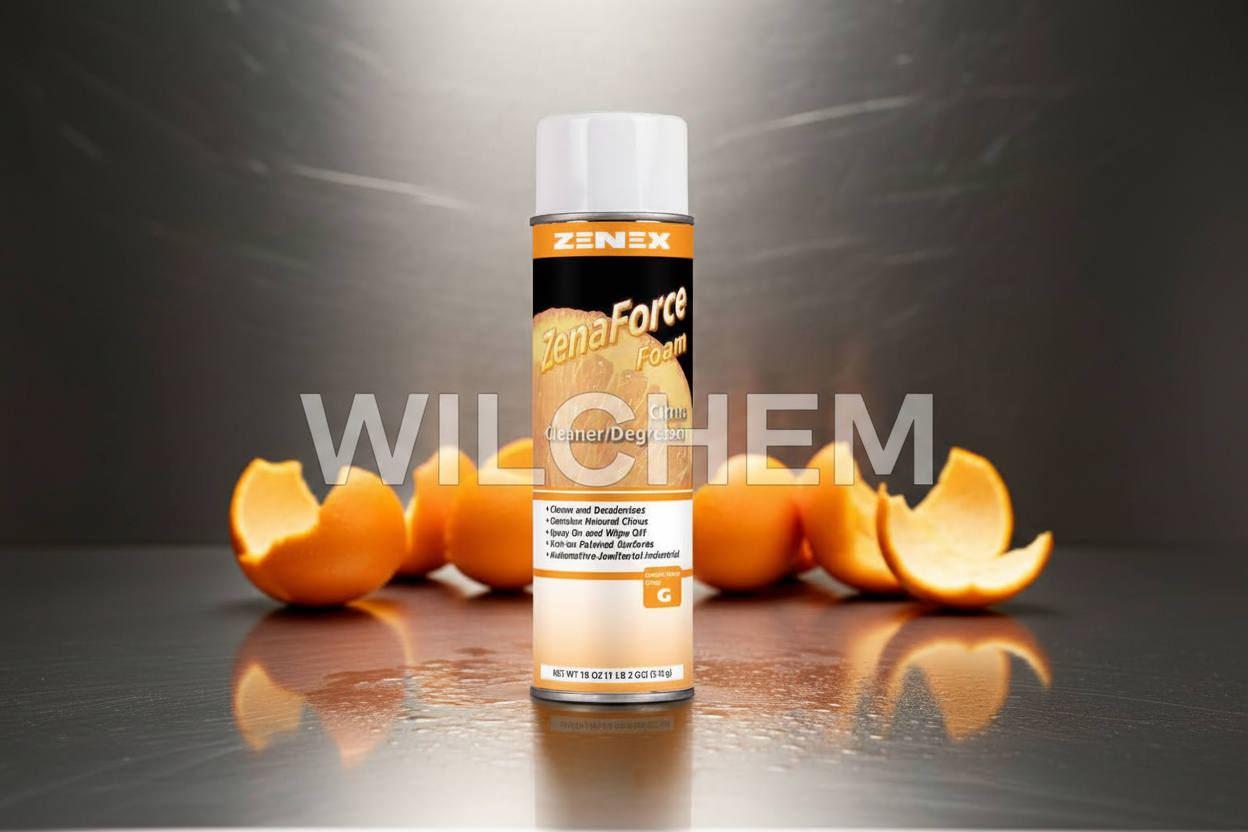 Zenaforce Foam Citrus Foaming Cleaner Image 2 - Wilchem Watermarked 12%