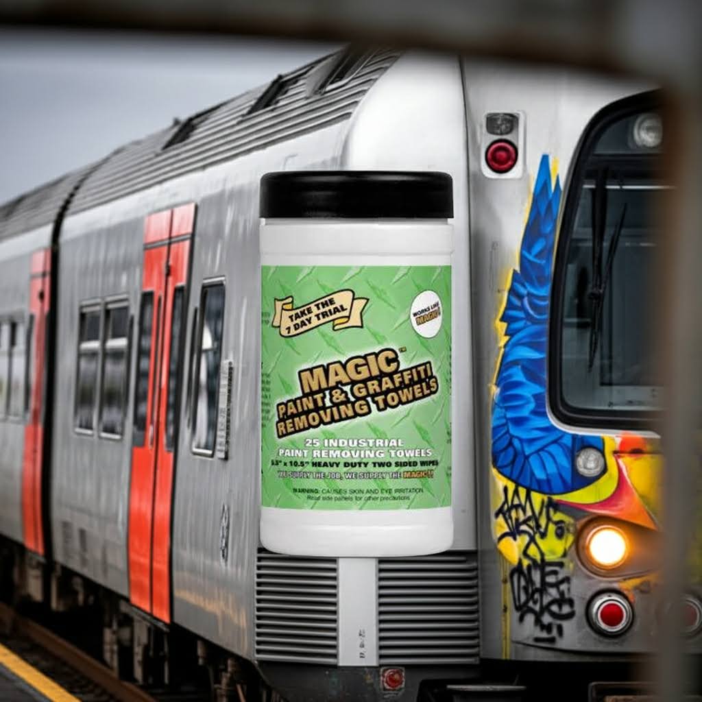 Magic Paint & Graffiti Removing Towels