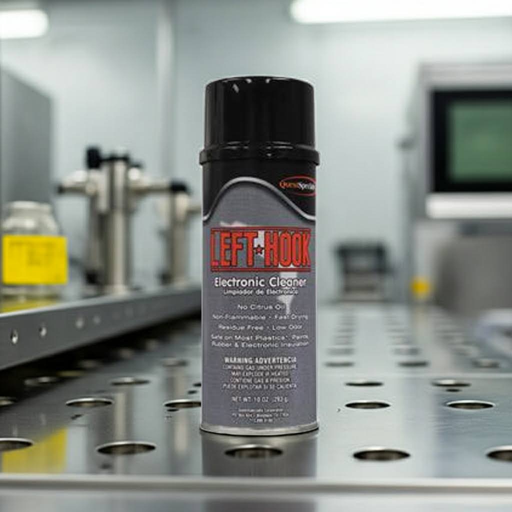 LEFT HOOk High Purity Contact Cleaner Fasty Drying Non Flammable Dielectric