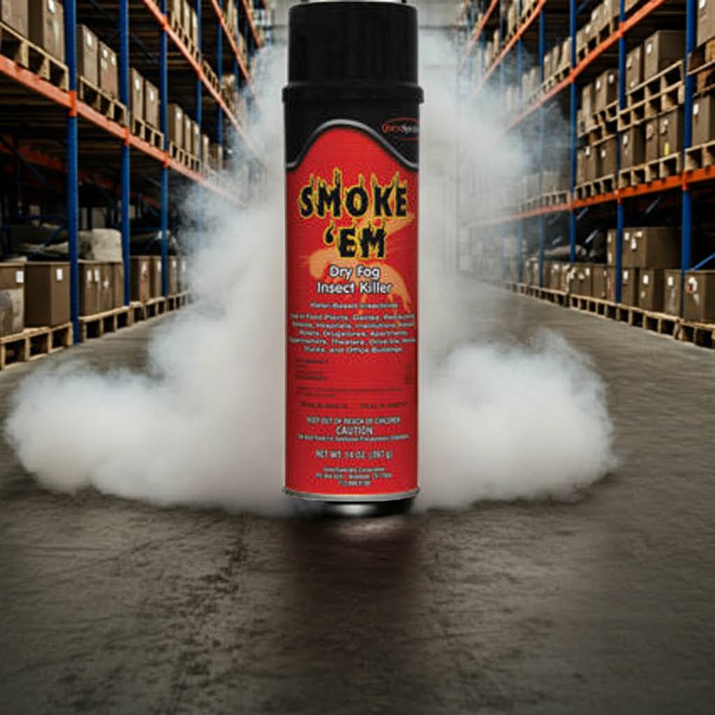 SMOKE 'EM Dry Fog Flying & Crawling Insect Killer