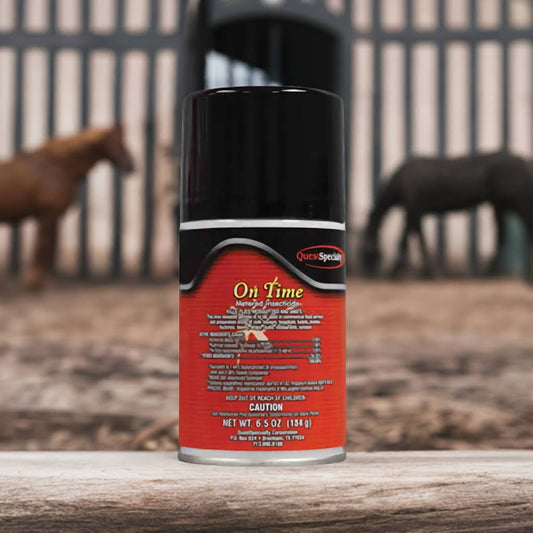 ON TIME EPA Metered Aerosol Registered  Contains Pyrethrins & MGK 264 USDA F1