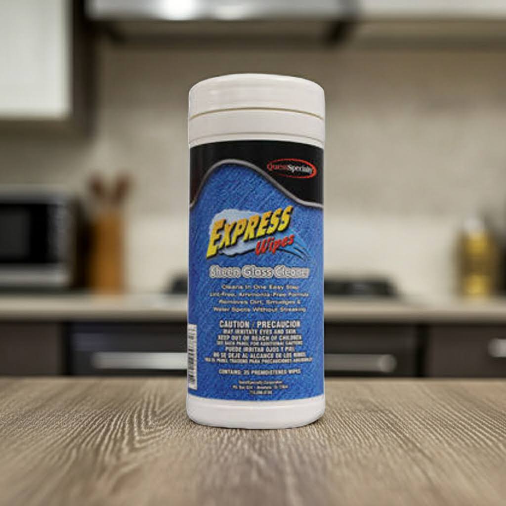 EXPRESS WIPES Sheen Glass Cleaner