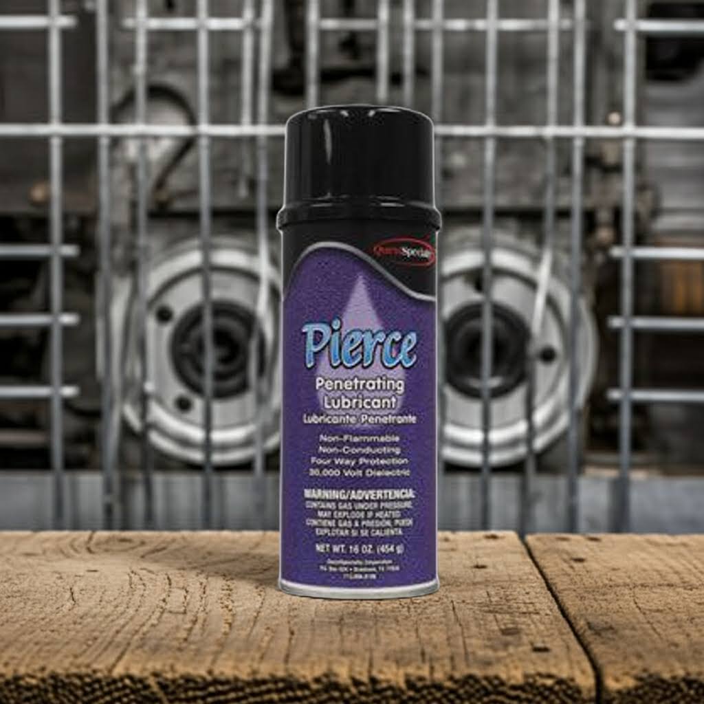 PIERCE Penetrating Lubricant, Four-Way Action 30,000 Dielectric