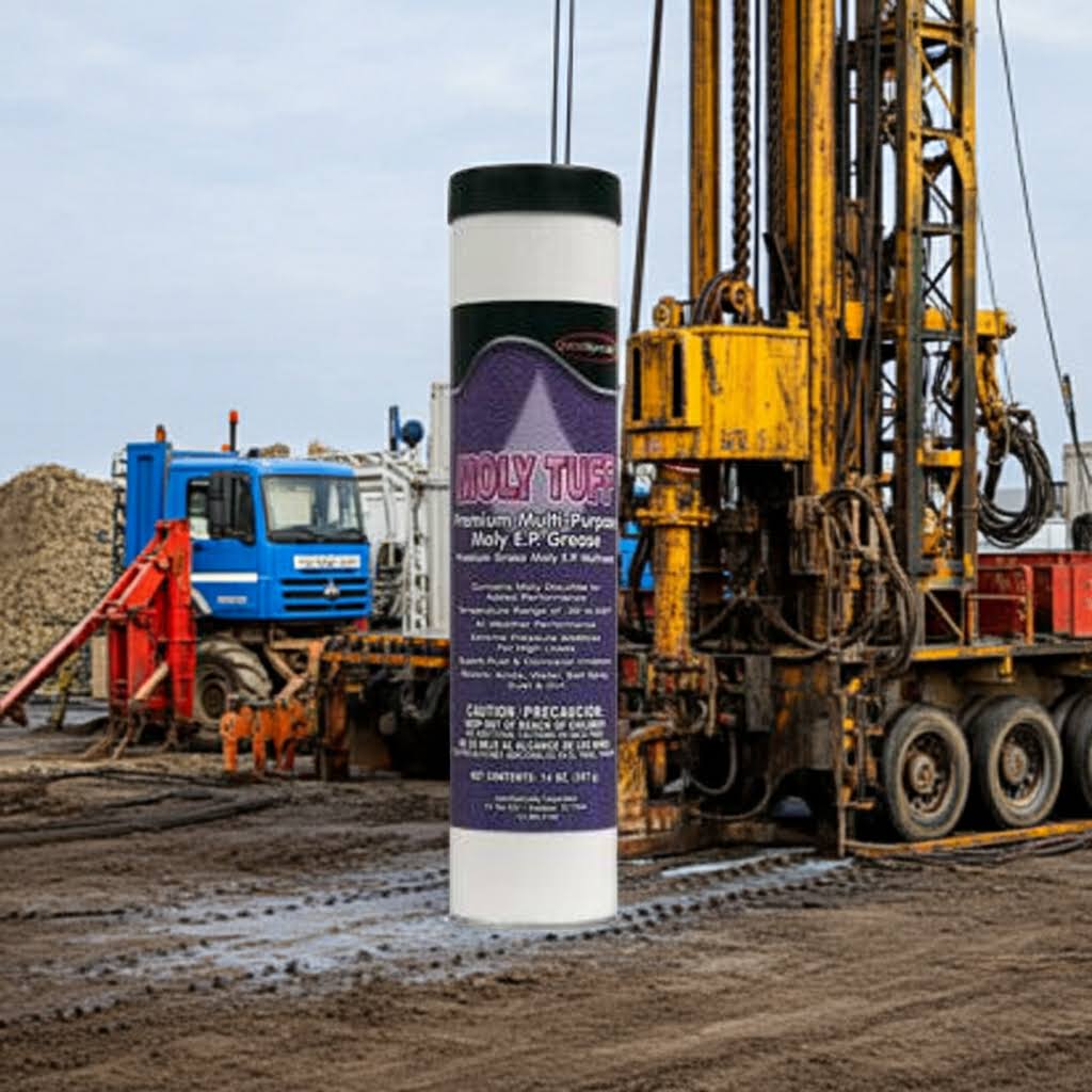 MOLY TUFF Calcium Sulfonate-Based Multi-Purpose Moly Black Tube Grease