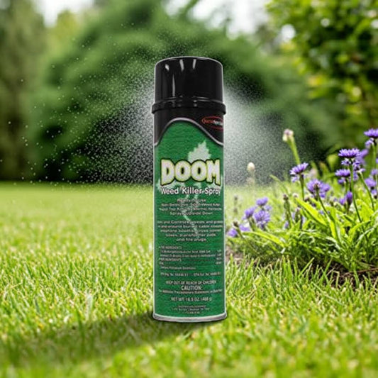 DOOM Weed Killer 2,4-D Bromacil Inverted Valve