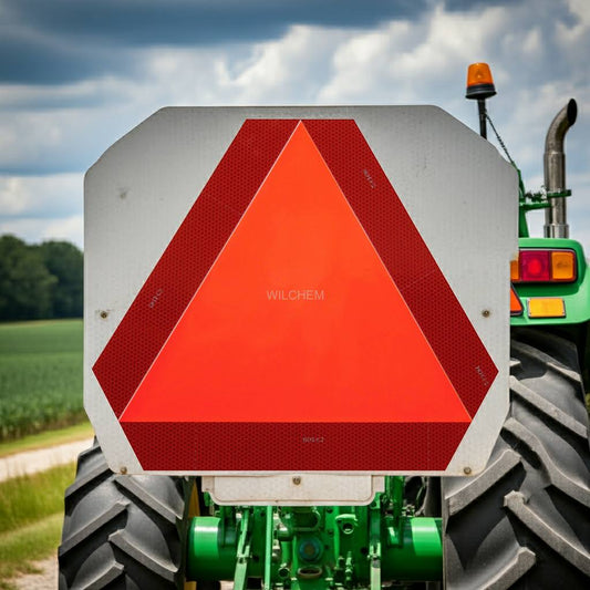 DOT Slow Moving Vehicle Sticker