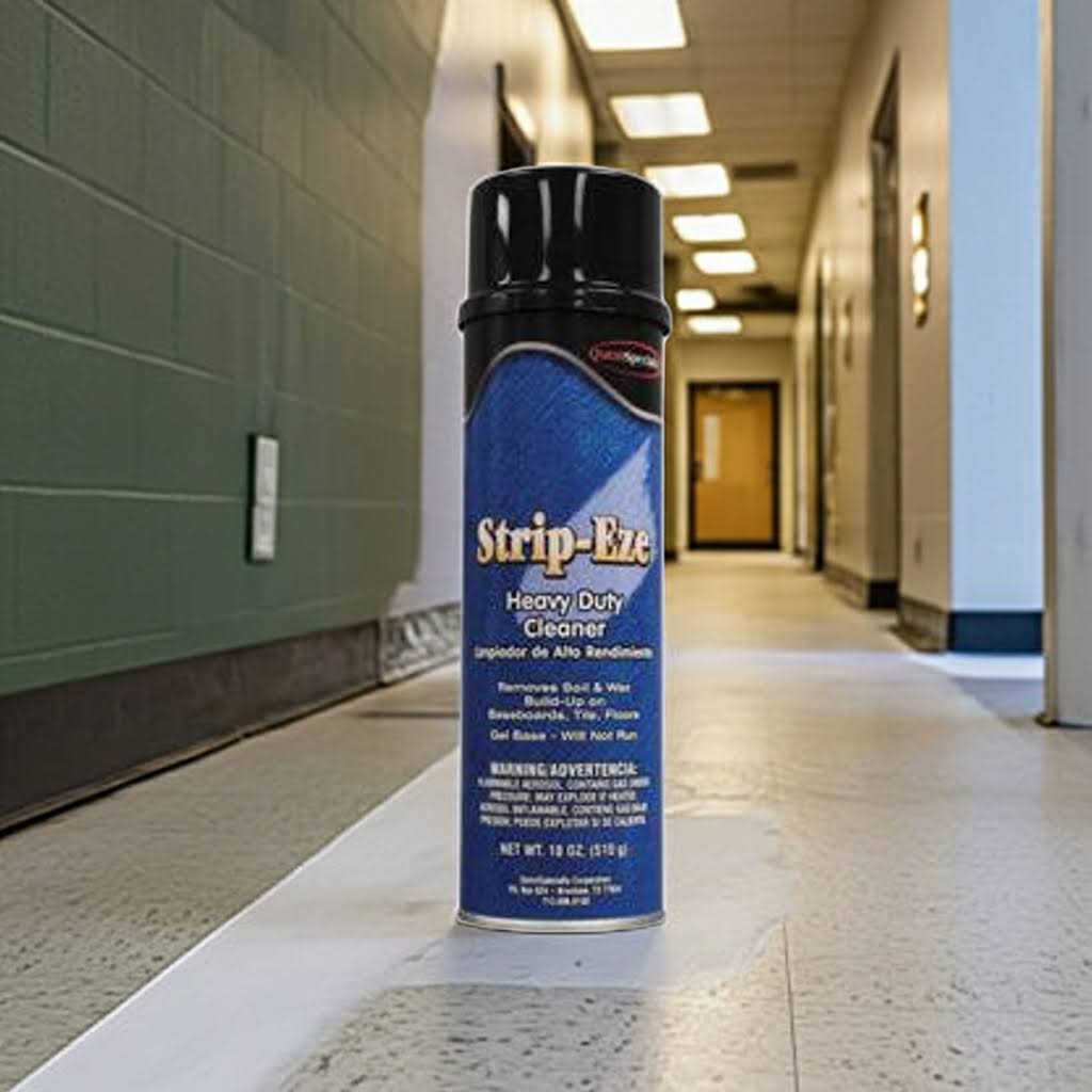 STRIP-EZE Heavy Duty gel Based Cleaner For Baseboards & Wax Build-Up