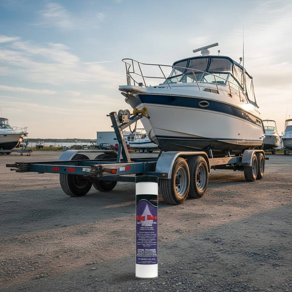 BIG-RED Bentone-Based Super Impact Non-Melt Red Tube Grease