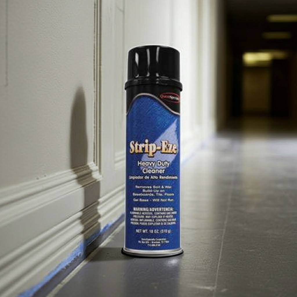 STRIP-EZE Heavy Duty gel Based Cleaner For Baseboards & Wax Build-Up