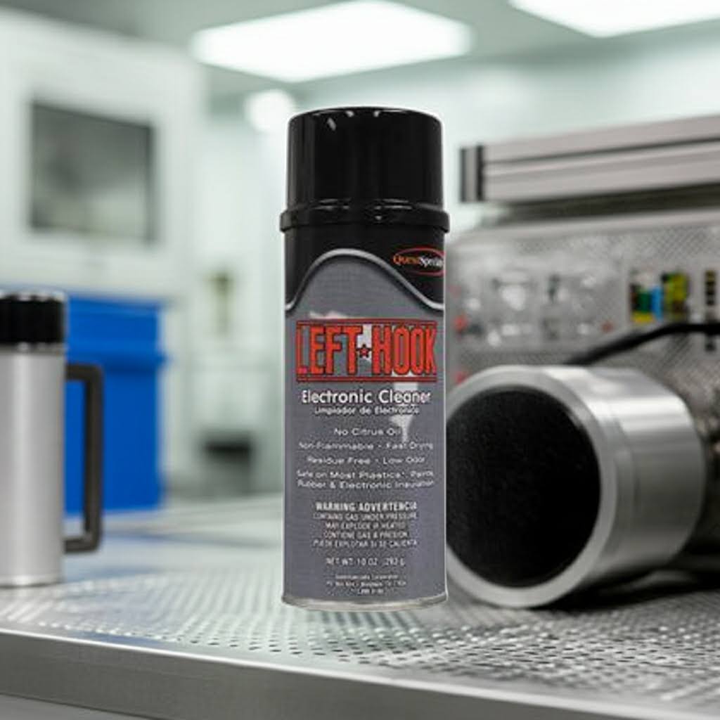 LEFT HOOk High Purity Contact Cleaner Fasty Drying Non Flammable Dielectric