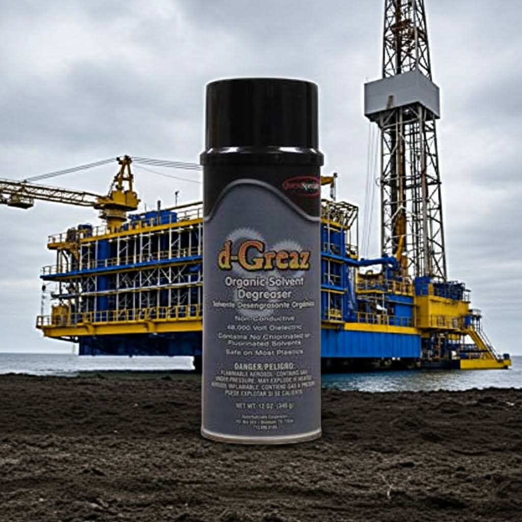 D-GREAZ Organic D-Limonene Solvent Degreaser 48,000 Volt dielectric Non-Chlorinated