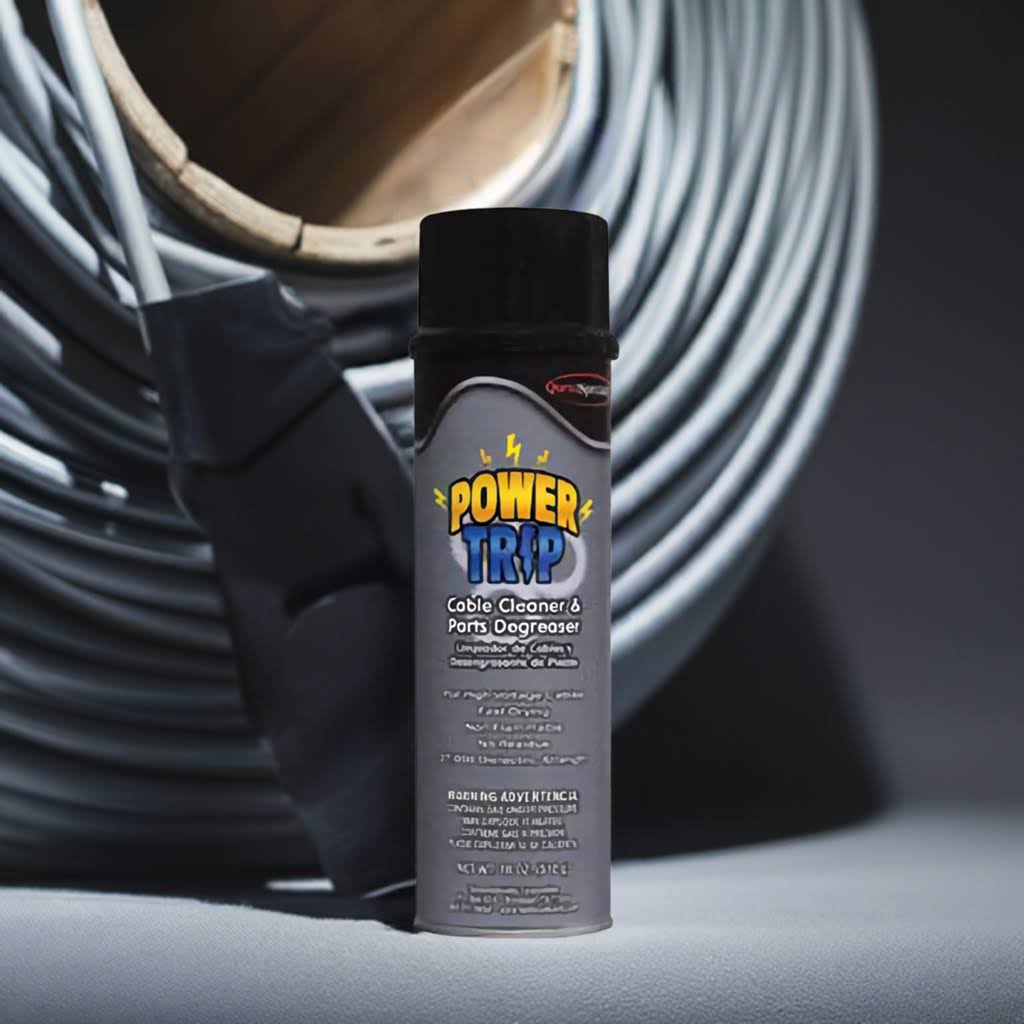 POWER TRIP  Fasting Drying No Residual Cable Cleaner & Parts Degreaser