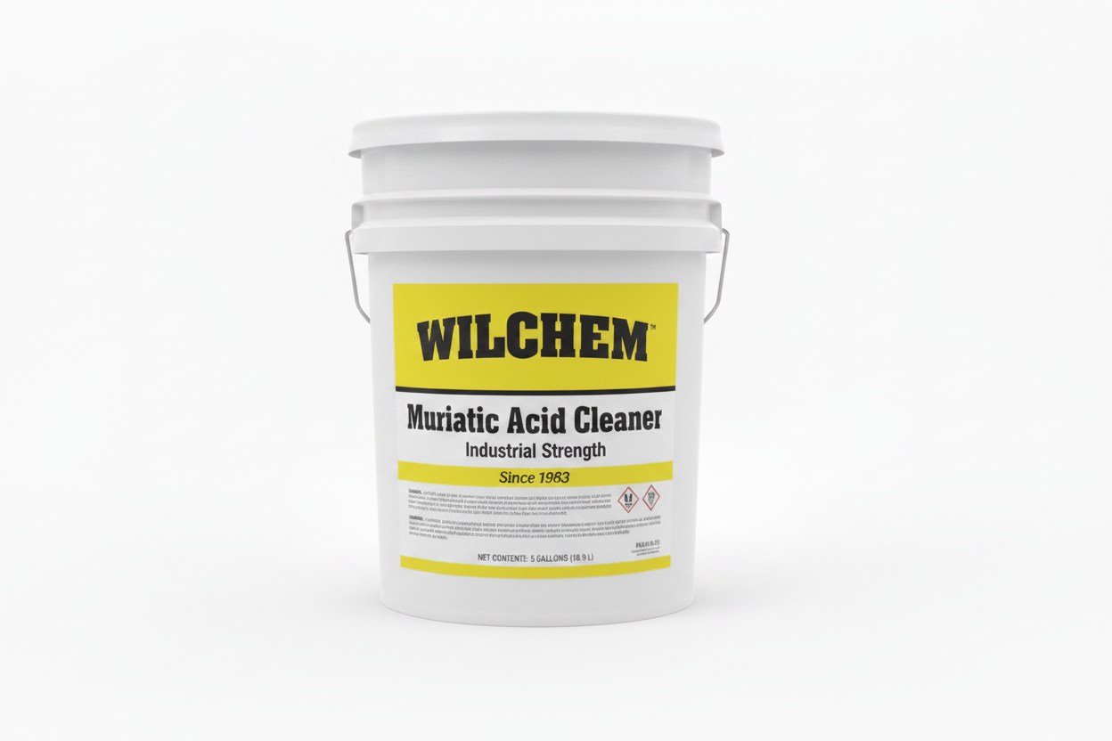 Muriatic Acid Cleaner - Industrial Strength - 5 Gallon Pail