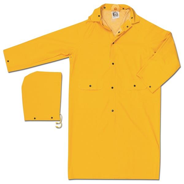 MCR Safety Classic 2-Piece Raincoat, Large, Yellow