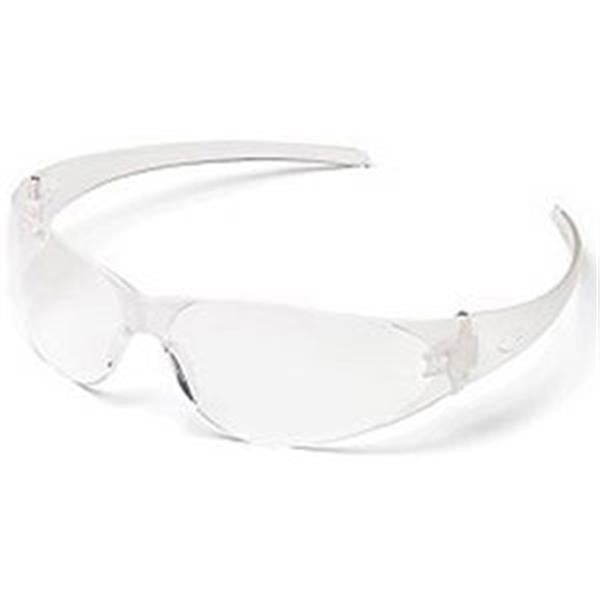 MCR Safety CK1 Series Eyewear, Clear Frame & Anti-Fog Lens - Case of 12