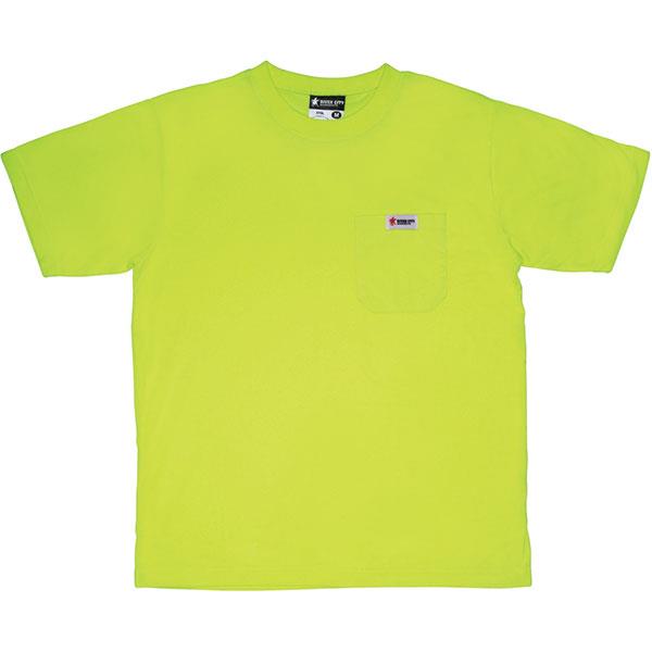 MCR Safety Luminator Short Sleeve T-Shirt, 2X-Large, Fluorescent Lime
