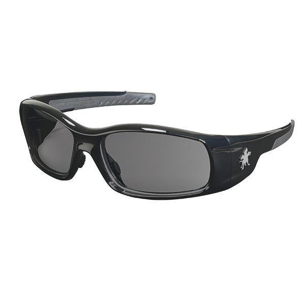 MCR Safety Swagger® Eyewear, Black Frame, Gray Lens - Case of 12