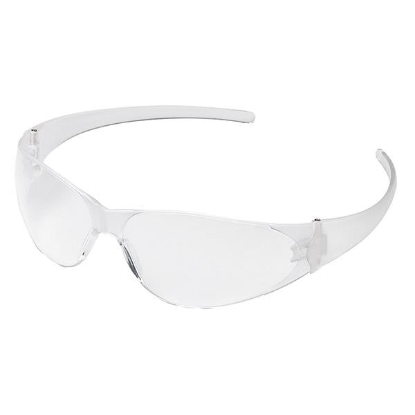 MCR Safety CK1 Series Eyewear, Clear Frame & Lens - Case of 12