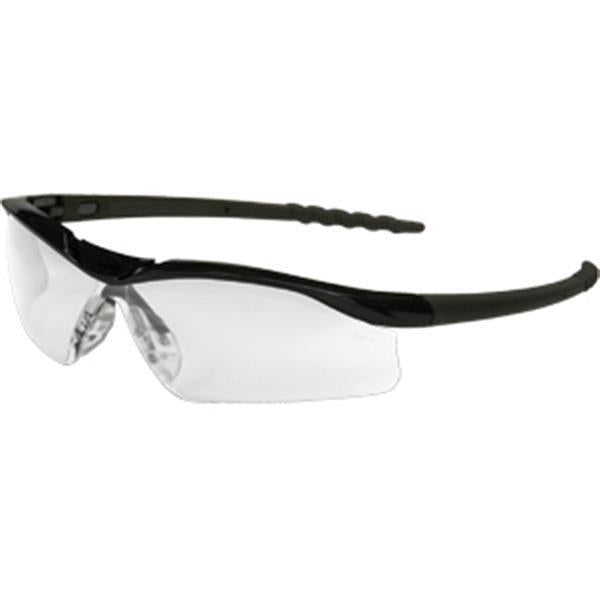 MCR Safety Dallas® Eyewear, Black Frame, Clear Anti-Fog Lens - Case of 12