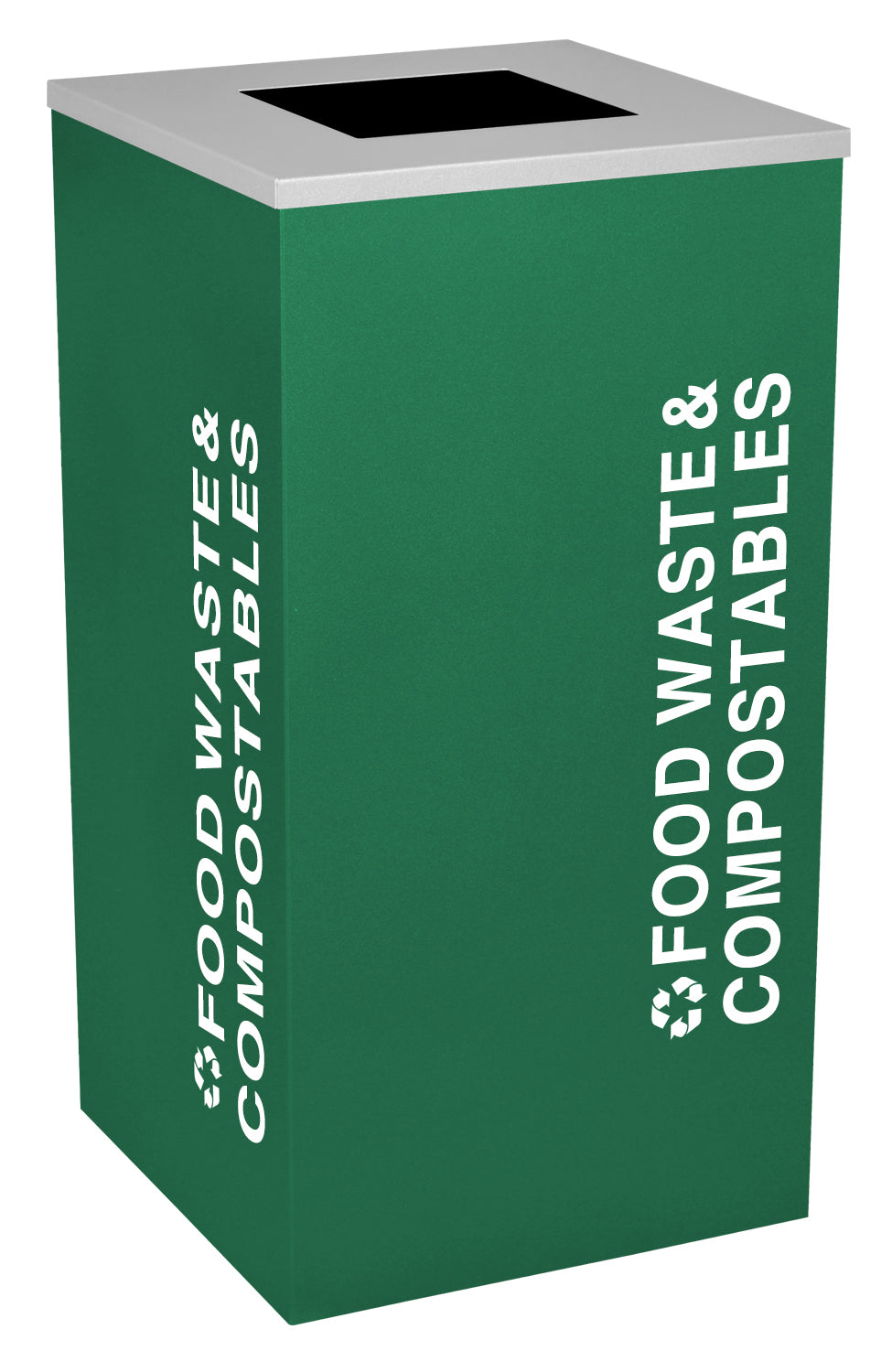 Classic Kaleidoscope 24-Gallon Square Receptacle