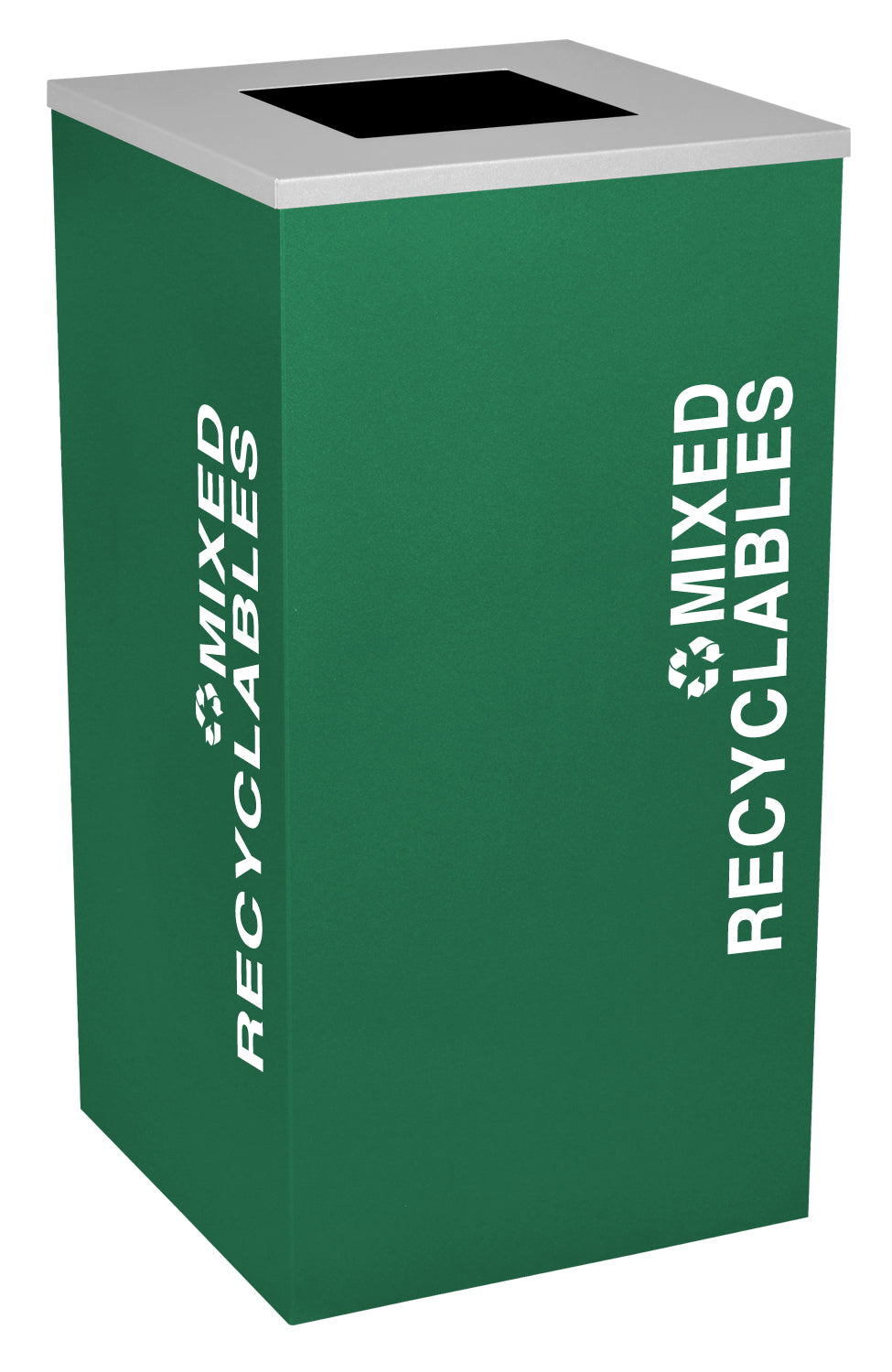 Classic Kaleidoscope 24-Gallon Square Receptacle